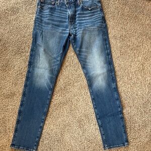 American Eagle Outfitters Men's Athletic Skinny Blue Jeans